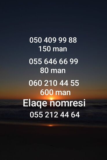 tap az telfonlar: Nömrə: ( 055 ) ( 6466699 ), Yeni