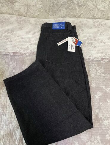 женские джинсы для полных: Джинсы и брюки, цвет - Черный, Новый
