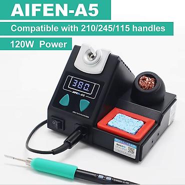 Паяльники: Паяльная станция AIFEN-A5 - Мощность: 120 Вт — быстрый прогрев и — 1