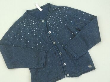 bluzka w kwiaty z falbanką: Sweater, Coccodrillo, 4-5 years, 104-110 cm, condition - Very good