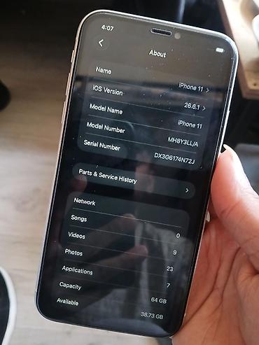 iphonе 11: IPhone 11, 64 ГБ, белый - Модель: iPhone 11 (Model Number: MH8Y3LL/A) — 4