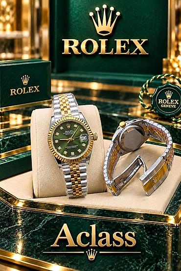 agli saat: ROLEX Datejust kolleksiyası – Aclass təqdimatı - Korpus: Oyster polad — 7