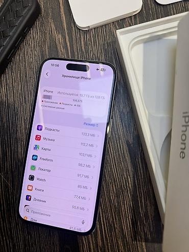 iphone s4: IPhone 15 Pro, 128 GB, Natural Titanium, Sənədlərlə — 10