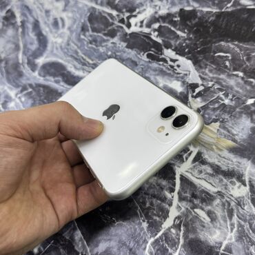 Apple iPhone: IPhone 11, Б/у, 64 ГБ, Белый, Чехол, 100 % — 13