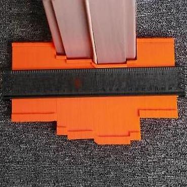 Ostali merni alati: Saker alat za merenje kontura – 25 cm - Profesionalni šablon za — 16