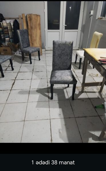 Stullar: Qonaq otağı üçün, Qatlanmayan, rəng - Bej Stul — 7