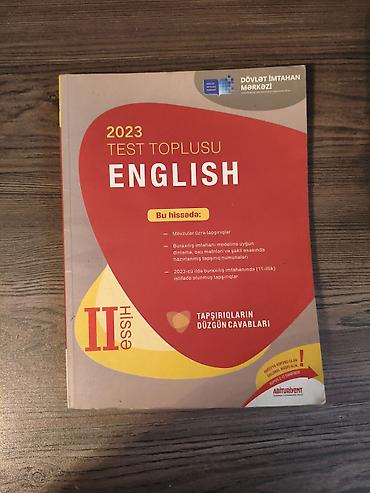 array informatika pdf 2026: İngilis dili Testlər 11-ci sinif, DİM, 2-ci hissə, 2023 il — 1