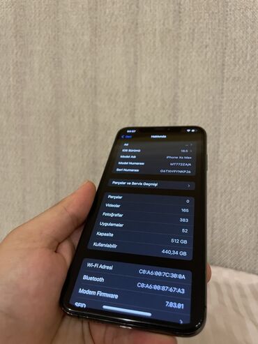 Apple iPhone: IPhone Xs Max, 512 GB, Space Gray, Face ID