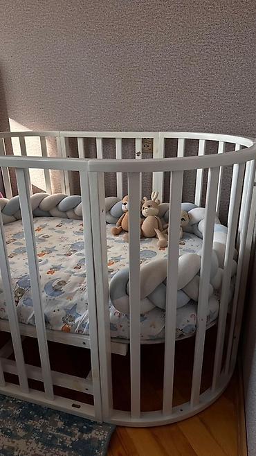 perde satilir: Oğlan və qız üçün, İşlənmiş, Yumru, Beşik, Matras ilə, Yellənmə mexanizmi ilə — 3