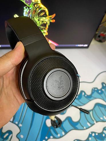 yaxa mikrofon: İşlənmiş Simli Qulaqcıqlar, Razer, rəng - Qara — 3