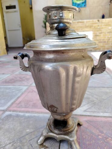 Samovarlar: İşlənmiş Od Samovar, 3 l, Pulsuz çatdırılma