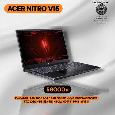 маниторы для компьютера: Ноутбук, Acer, 16 ГБ ОЭТ, Intel Core i5, 15.6 ", Жаңы, Жумуш, окуу үчүн, эс тутум SSD