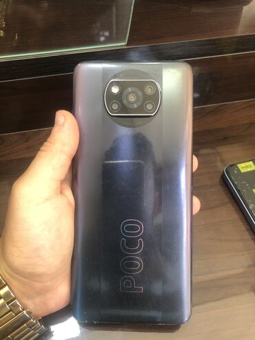 a 51 telefon: Poco X3 Pro, 128 GB, rəng - Qara, Barmaq izi, Face ID