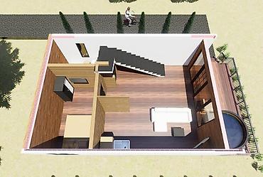 Продажа коттеджей и домов: Современный двухэтажный дом-шале с панорамным остеклением и террасами — 6