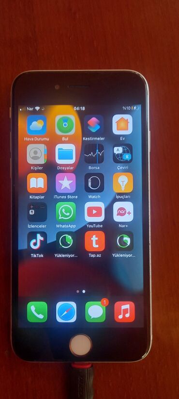 iphone 6s batareya qiymeti: IPhone 6s, 64 GB, Space Gray, Barmaq izi