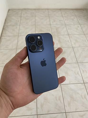 sam qiymətləri: IPhone 15 Pro, 128 GB, Blue Titanium, Face ID — 1