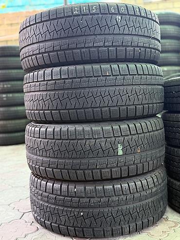 Шины 215 / 60 / R 16, Зима, Б/у, Комплект, Легковые, Италия, Pirelli