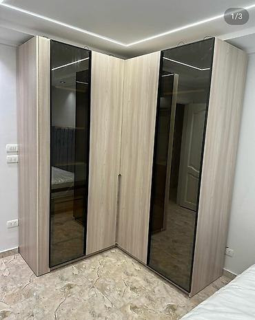 dolab: Düz dolab, Dəhliz üçün, Yataq otağı üçün, Qarderob, Açılan, Korpuslu, 6 qapı — 4