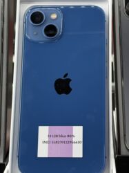 бу айфоны в бишкеке: IPhone 13, Б/у, 128 ГБ, Синий, Коробка, В рассрочку, 80 %