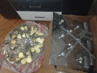 Led çilçıraqlar: Led Çılçıraq, 4 və daha çox lampa, Metal — 10