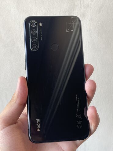 купить бу телефоны: Redmi, Redmi Note 8, Б/у, 64 ГБ, цвет - Черный, 1 SIM, 2 SIM