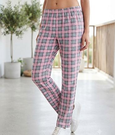 spavacice women secret: Ženske pidžama pantalone – karirani dezen - Materijal: mekana pamučna — 1