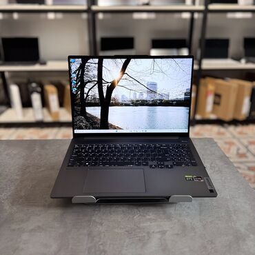 подставки для ноутбука: Ноутбук, Lenovo, 32 ГБ ОЭТ, AMD Ryzen 7, 16 ", Жаңы, Жумуш, окуу үчүн, эс тутум NVMe SSD