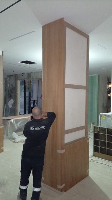 Sifarişlə ofis dəst mebeli: Mebel istehsalı və quraşdırma xidməti - Ofis masaları: İki rəngli — 30