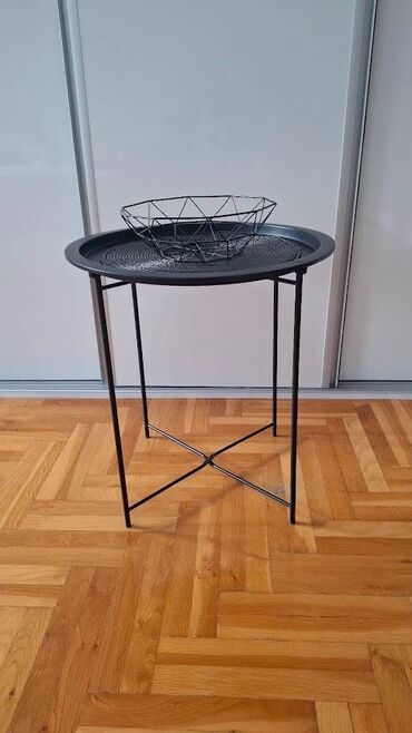Stolovi: JYSK RANDERUP stočić, crni, povoljno! Stočić je potpuno nov — 10