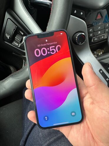 iphone 13 islenmis: IPhone 13, 256 GB, Midnight, Simsiz şarj, Face ID