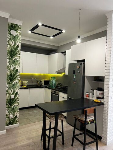 раздольный ак жол: 2 комнаты, 59 м², Элитка, 10 этаж, Евроремонт