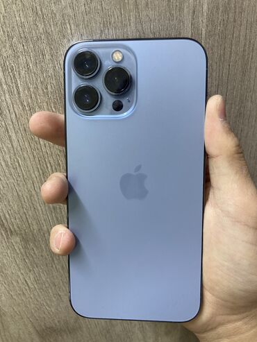 Apple iPhone: IPhone 13 Pro Max, Б/у, 128 ГБ, Голубой, 83 %