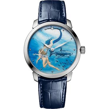 Ulysse Nardin Classico — художественные наручные часы с эмалевым