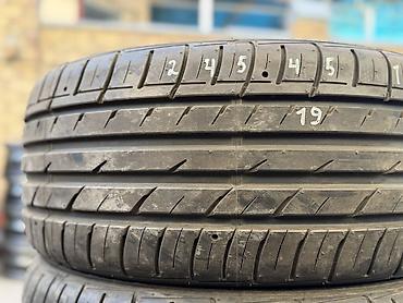 sprinter bazar: 245/45/17 4 шт комплект в идеальном состоянии Новый фирма Falken год — 2