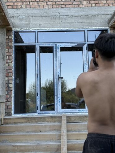 Металлопластиковые окна на заказ: Металлопластиковое окно на заказ, Тип окна: Панорамные, Декоративные особенности: Другие особенности, Бесплатная установка, Без рассрочки — 5