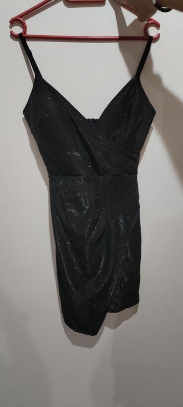 rabljene svečane haljine: XS (EU 34), color - Black, Cocktail, With the straps