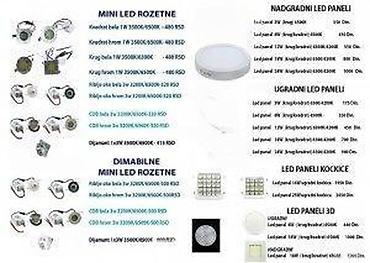 Rasveta: 🌈 RGB LED PANELI • TRAKE • REFLEKTORI 🔥 AKCIJA 10–50% POPUSTA 📞 — 2