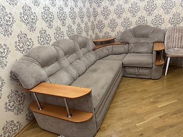 Künc divan, İşlənmiş, Açılan, Bazalı, Parça, Çatdırılma yoxdur