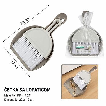 KMT Pogodna lopata i četka 2407848 Kompaktan set za brzo i lako