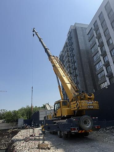 Автокран XCMG на базе шасси, телескопическая стрела. Характеристики и at lalafo.kg Автокран XCMG на базе шасси, телескопическая стрела. Характеристики и