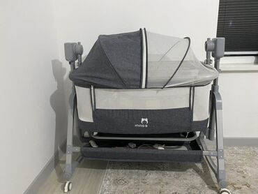 детская переноска люлька: Люлька, Б/у, Качалка, Металл, цвет - Серый, Самовывоз