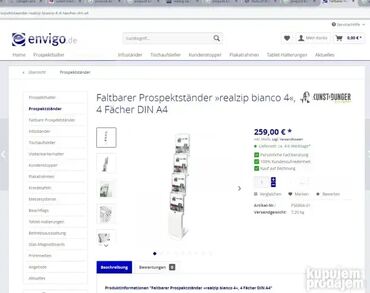Ostali nameštaj: Kvalitetan, dekorativni, sklopivi stalak za vaš reklamni materijal - — 5
