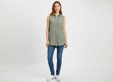 bluzki z rowerem: H&M Divided, Сорочка жіноча, розмір M