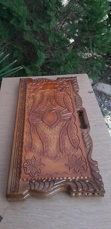 Nərdlər: Əl işı taxta nərd–şahmat lövhələri - Material: möhkəm təbii ağacdan — 5