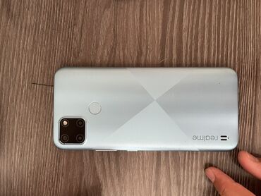 мобилные телефоны: Realme C21Y, Б/у, 64 ГБ, цвет - Синий, 2 SIM