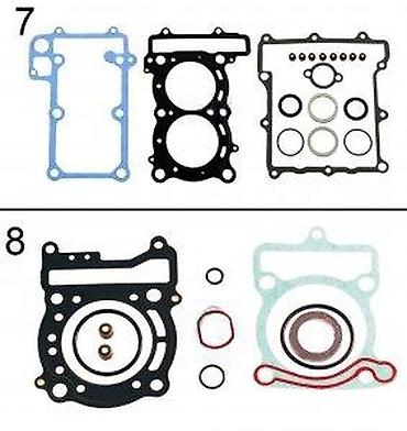Motorne testere: Set zaptivki za motor – komplet Opis: - Komplet zaptivki za gornji — 5
