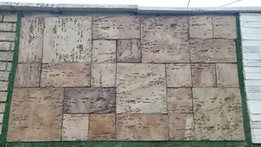 Напольные покрытия: Dekorativ fasad üçün süni daş panelləri - Material: Beton əsaslı