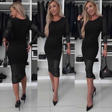 haljine sa spustenim strukom: Massimo Dutti Drugi tip rukava