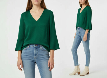 bluzy c a: KappAhl, Жіноча блуза, розмір L