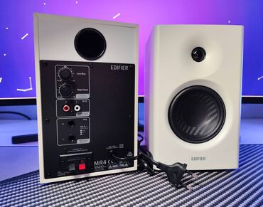 Dinamiklər və kolonkalar: 🎶 Edifier MR4 White studiya monitoru musiqi istehsalı və peşəkar — 9